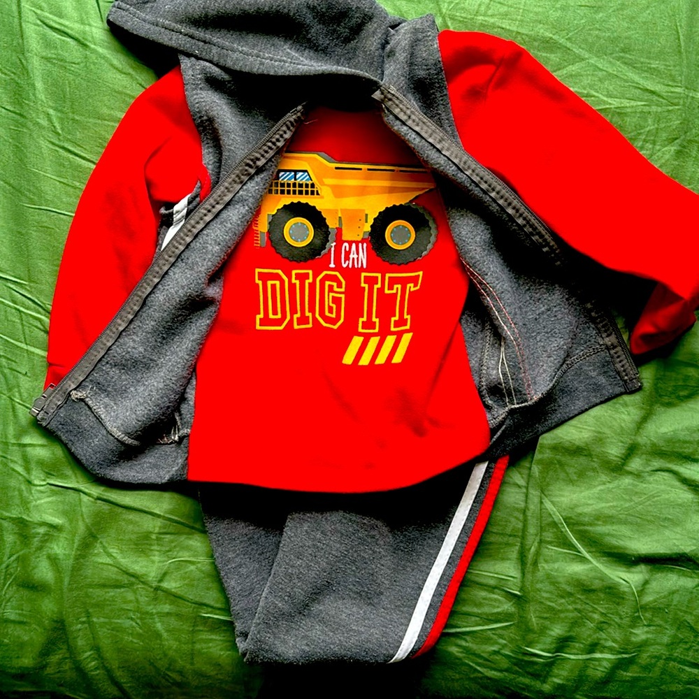 Complete 4T Tuff Guys Dig It Outfit